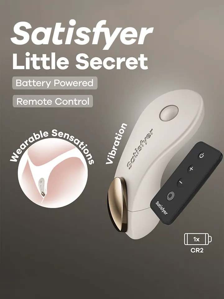 Satisfyer Little Secret Battery Powered - Vibruojančios kelnaitės 1 [full]