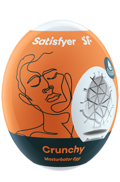 Satisfyer Masturbator Egg Crunchy 3-pack - Ridenti kiaušinius 2