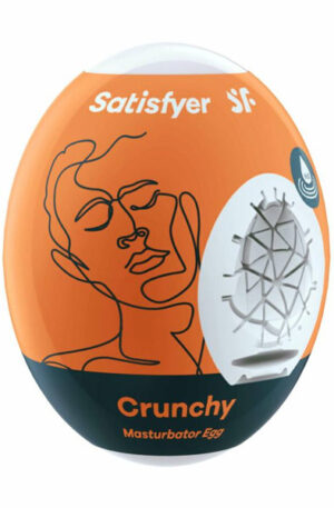 Satisfyer Masturbator Egg Single Crunchy - Tenga kiaušinis 1