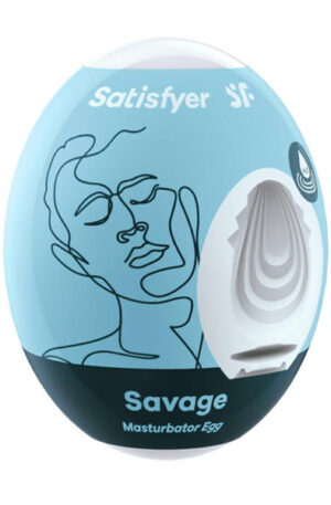 Satisfyer Masturbator Egg Single Savage - Tenga kiaušinis 1