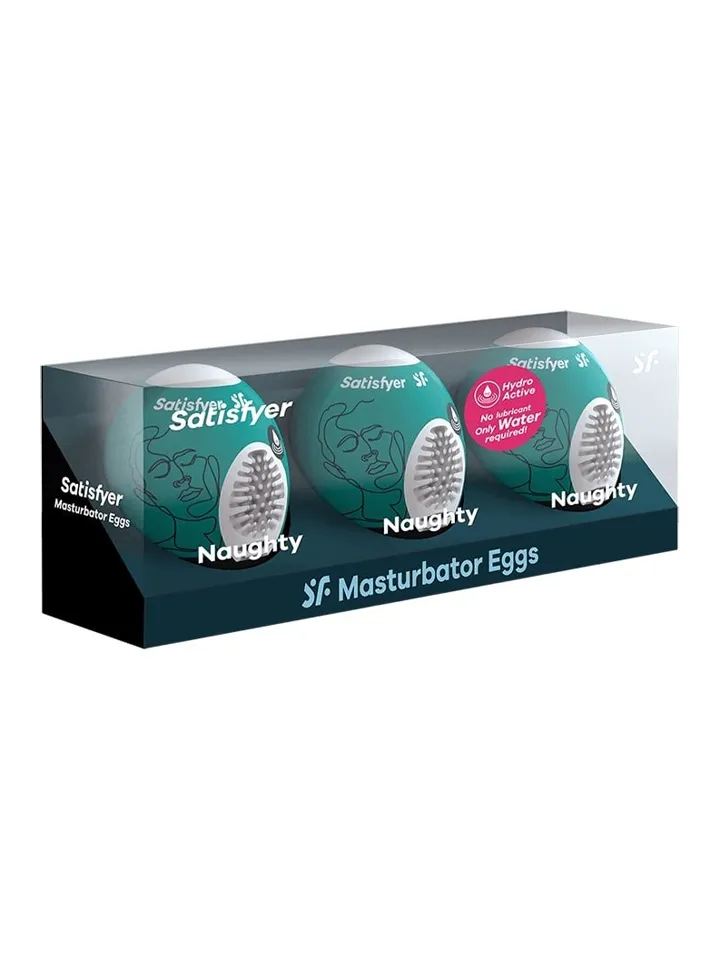 Satisfyer Naughty Masturbator Egg 3-pack - Ridenti kiaušinius 1 [full]