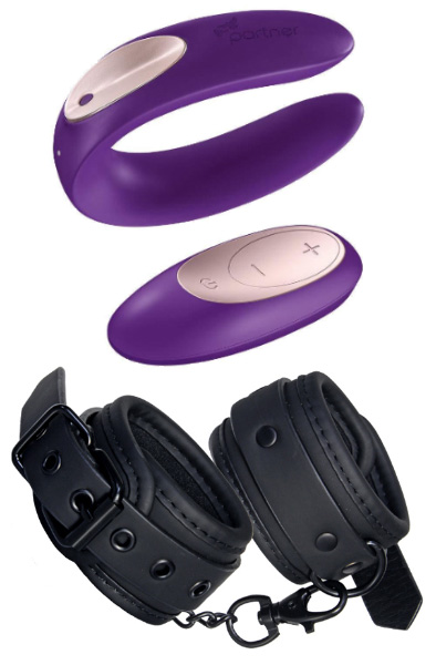 Satisfyer Partner Plus Remote + Handbojor - Pasiūlymai 1