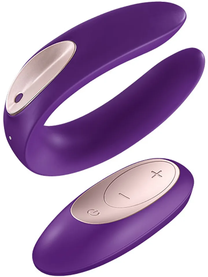 Satisfyer Partner Plus Remote - Nuotoliniu būdu valdomos poros vibratorius 1