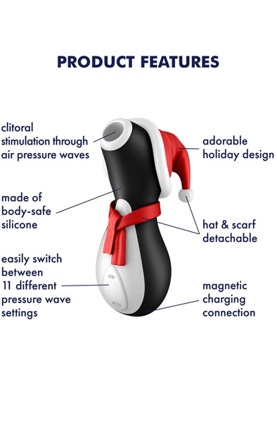 Satisfyer Penguin Holiday Edition - Oro slėgio vibratorius 2