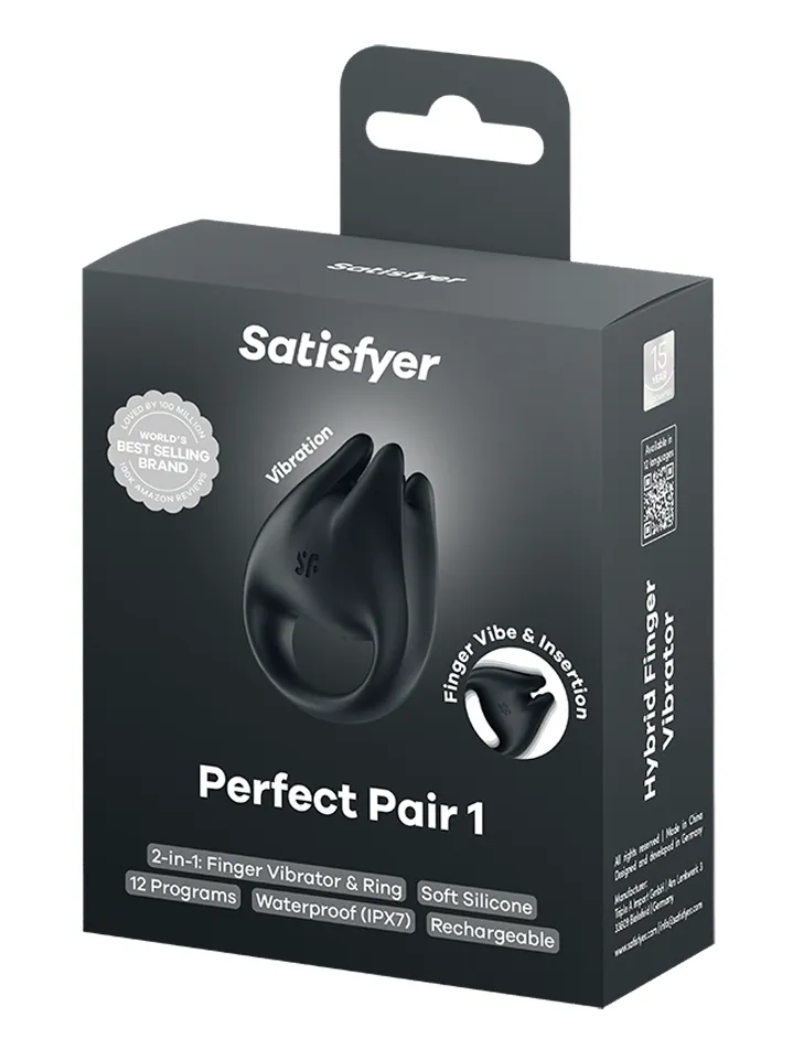 Satisfyer Perfect Pair 1 Black - Vibruojantis varpos siurblys 4 [full]