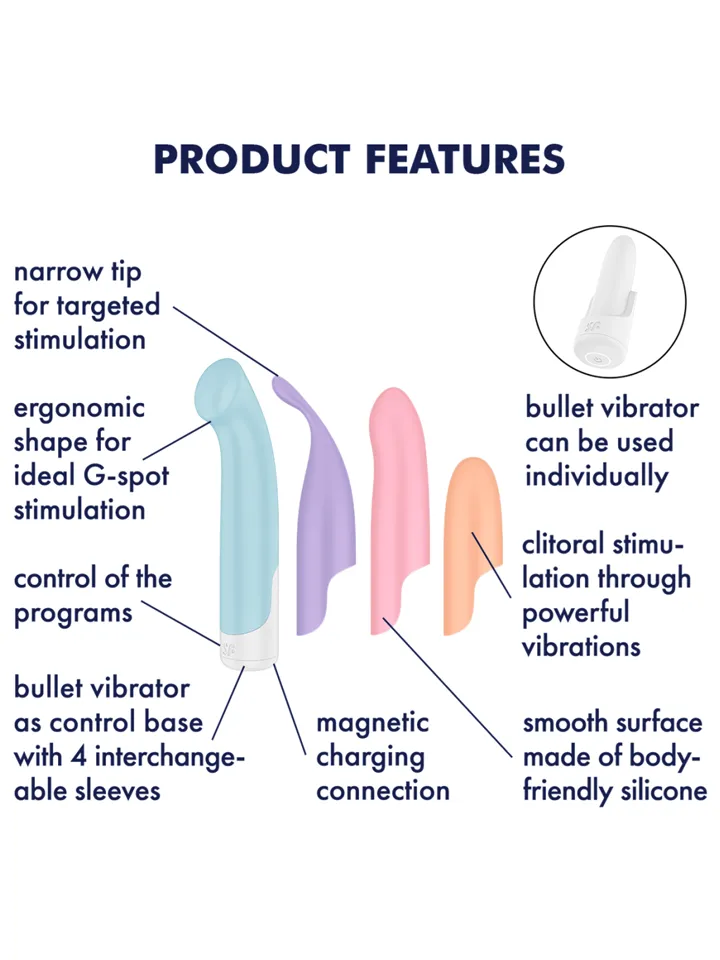 Satisfyer Playful Four 4-in-1 Vibrator Set - Vibratoriaus komplektas 2