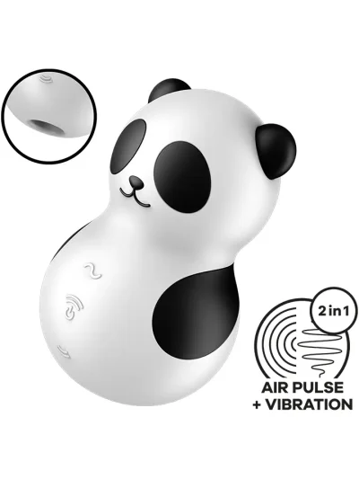 Satisfyer Pocket Panda Air Pulse Vibrator - Oro slėgio vibratorius 3