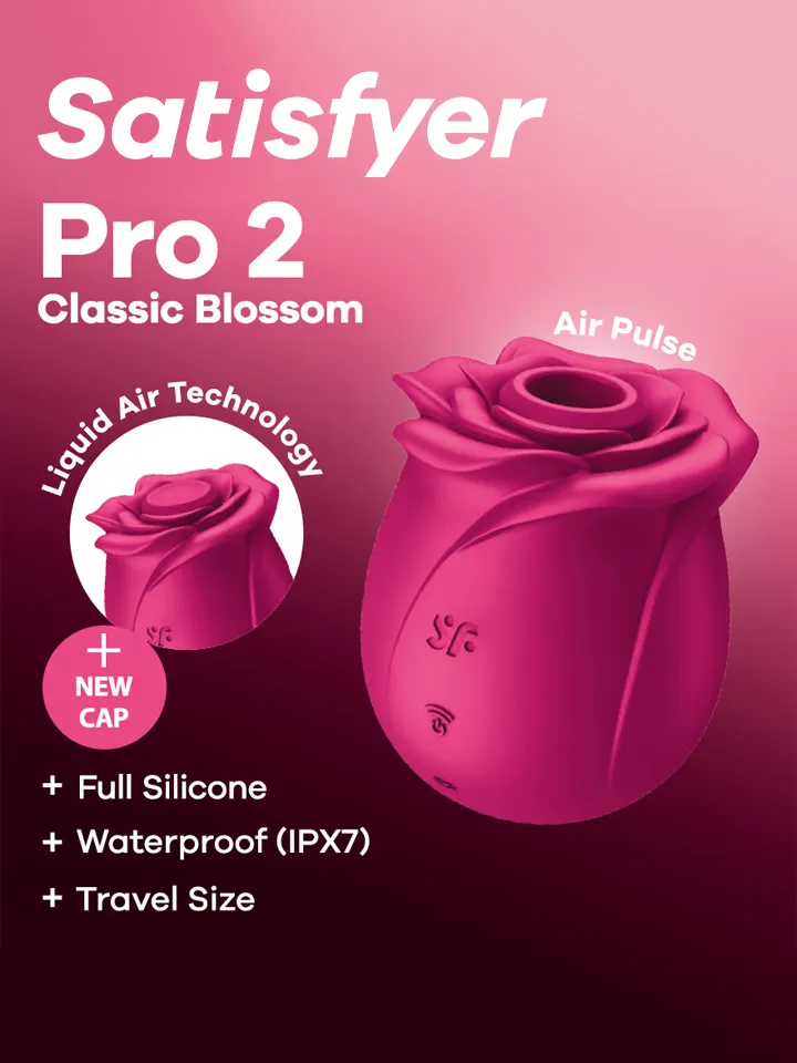 Satisfyer Pro 2 Classic Blossom - Oro slėgio vibratorius 1 [full]
