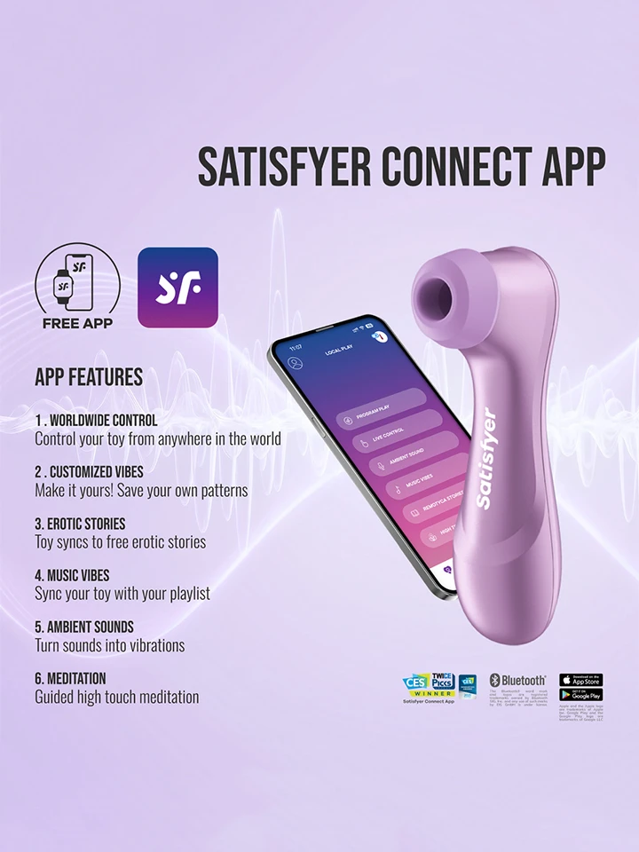 Satisfyer Pro 2 Generation 4 Amethyst - Oro slėgio vibratorius 4 [full]