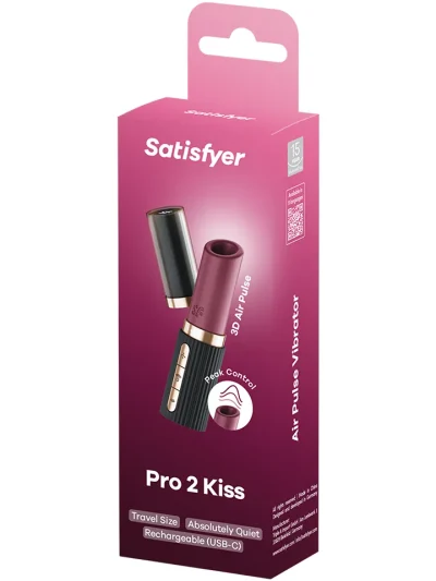 Satisfyer Pro 2 Kiss Air Pulse Vibrator - Oro slėgio vibratorius 7