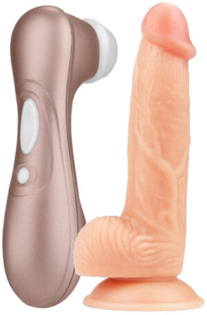 Satisfyer Pro 2 + Ultra Soft Dildo 20 cm - Pasiūlymai 1