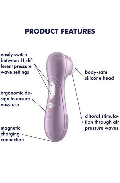 Satisfyer Pro 2 Violet - Oro slėgio vibratorius 2