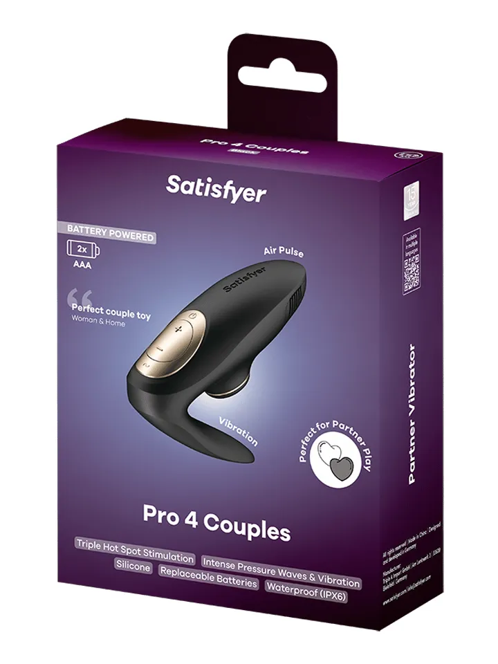 Satisfyer Pro 4 Couples Battery Powered - Porų vibratorius 6 [full]