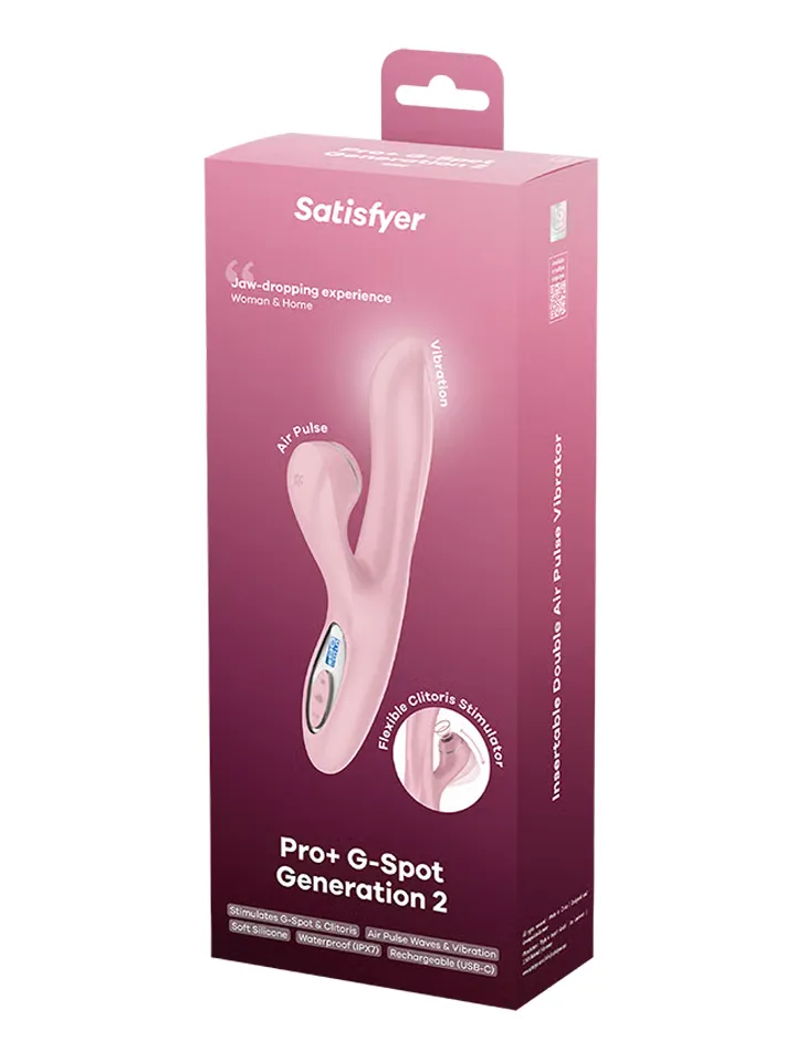 Satisfyer Pro G-Spot Rabbit Pink - G taško vibratorius 8
