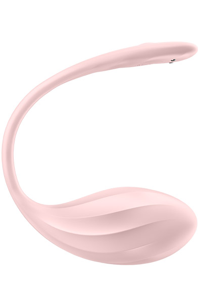 Satisfyer Ribbed Petal App Vibrator - APP kontroliuojamas vibruojantis kiaušinis 3