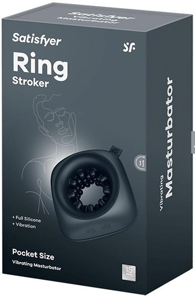 Satisfyer Ring Stroker Vibrating Masturbator - Strokeris 5