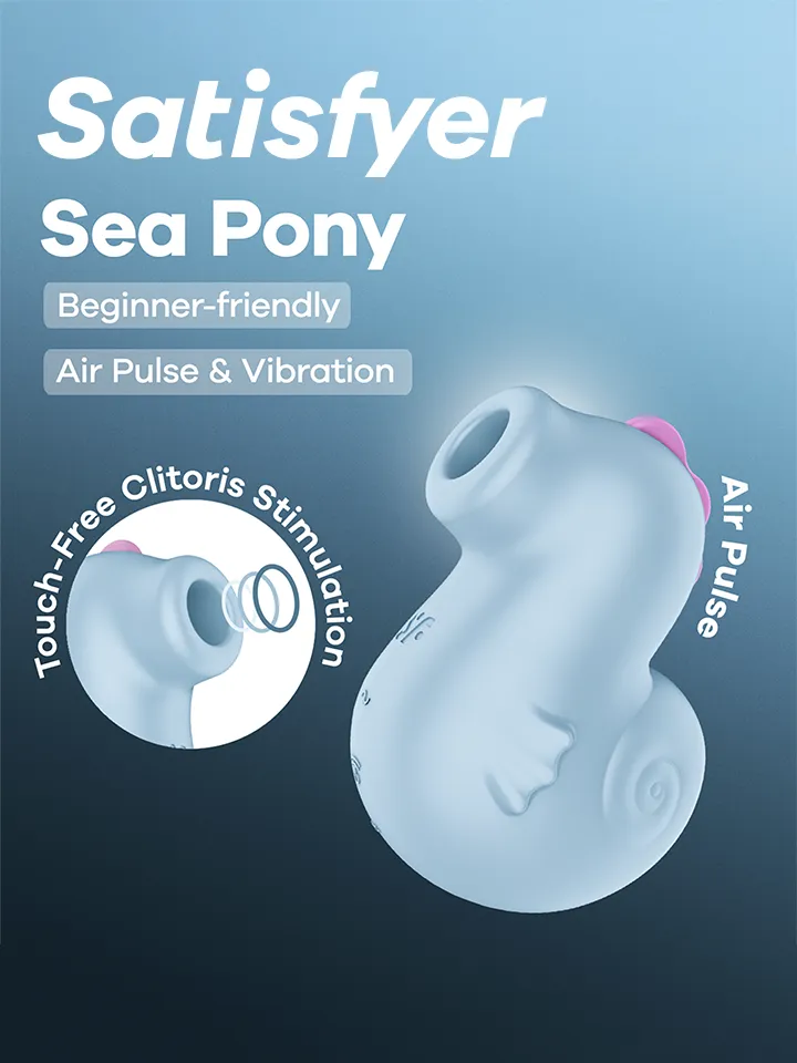 Satisfyer Sea Pony Air Pulse Vibrator - Oro slėgio vibratorius 1 [full]