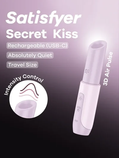 Satisfyer Secret Kiss Air Pulse Vibrator - Oro slėgio vibratorius 1