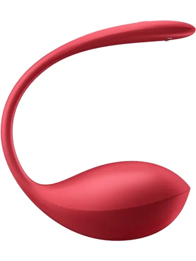 Satisfyer Shiny Petal Connect App Red - APP kontroliuojamas vibruojantis kiaušinis 3