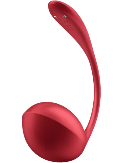 Satisfyer Shiny Petal Connect App Red - APP kontroliuojamas vibruojantis kiaušinis 4