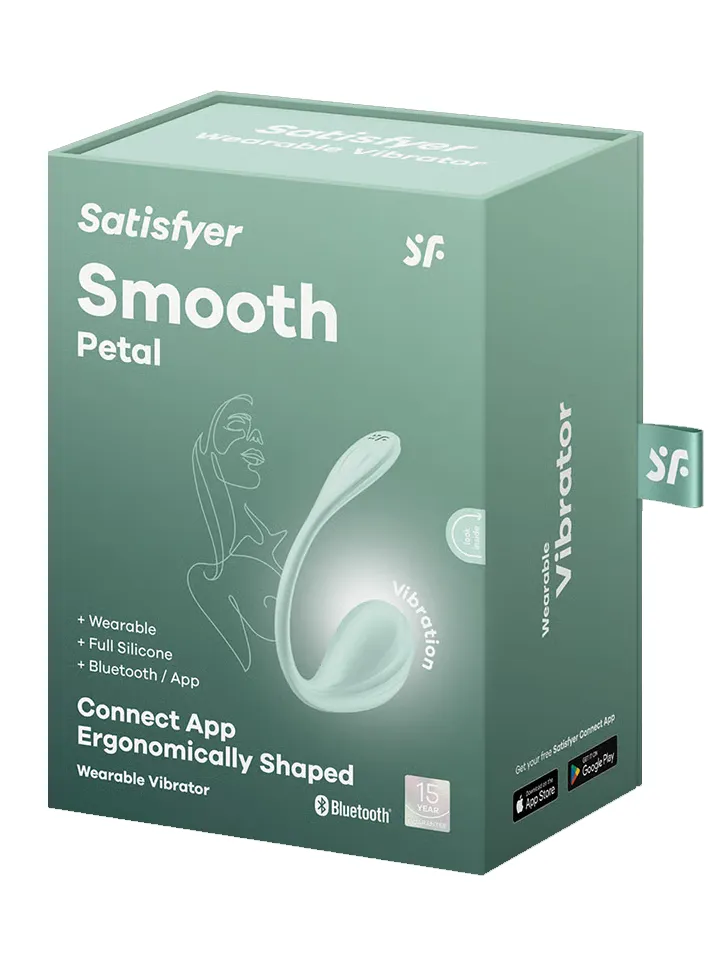 Satisfyer Smooth Petal App Vibrator - APP kontroliuojamas vibruojantis kiaušinis 5 [full]