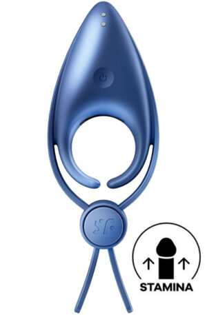 Satisfyer Sniper Vibrating Cock Ring Blue - Vibruojantis gaidžio žiedas 1