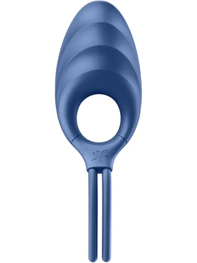 Satisfyer Swordsman Vibrating Cock Ring Blue - Vibruojantis gaidžio žiedas 4