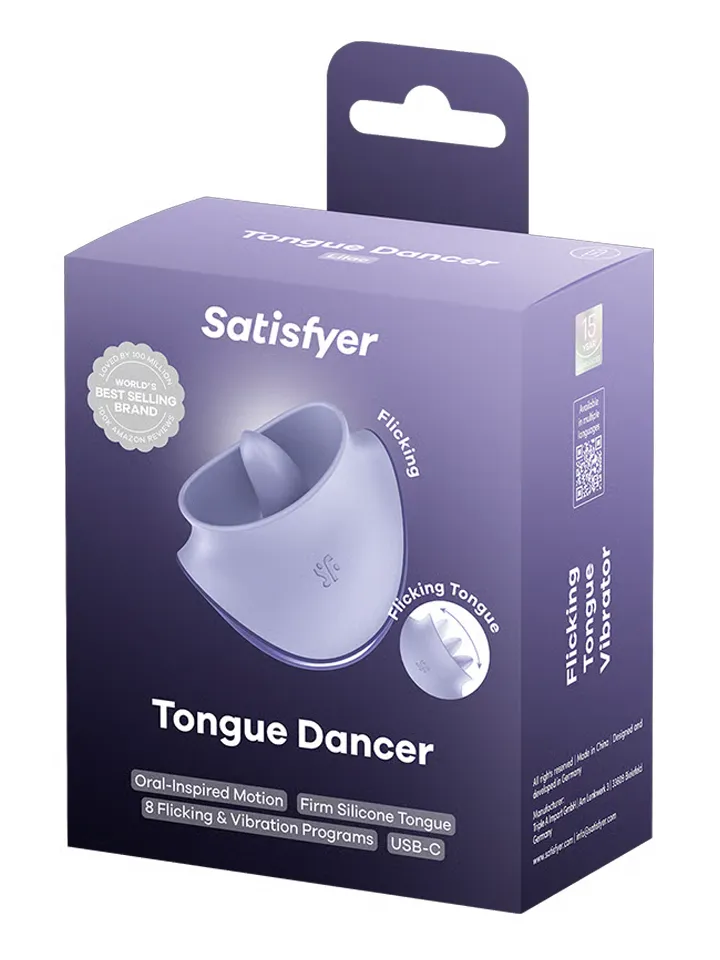 Satisfyer Tongue Dancer Flicking Clitoral Stimulator - Klitorinis vibratorius 5 [full]