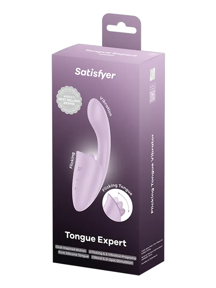 Satisfyer Tongue Expert Clitoral & G-Spot Stimulator - G taško vibratorius 5 [full]