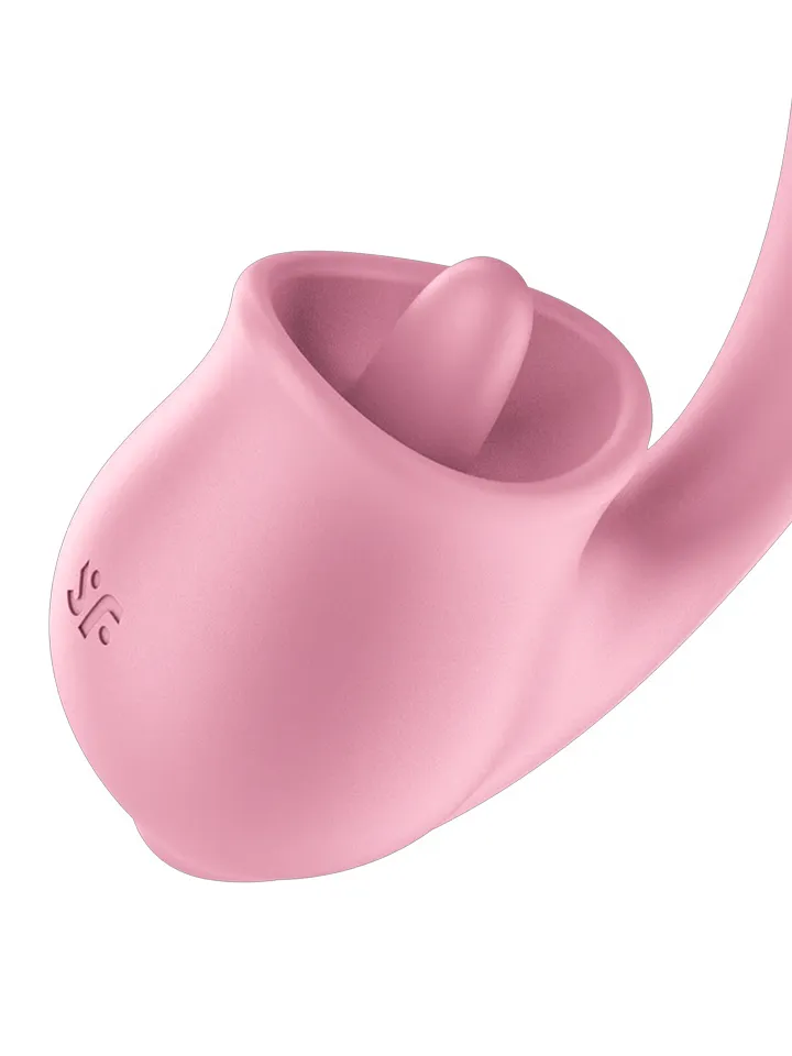 Satisfyer Tongue Genius Clitoral & G-Spot Stimulator - G taško vibratorius 4 [full]