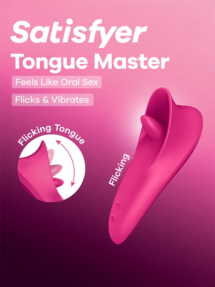 Satisfyer Tongue Master Flicking Clitoral Stimulator - Klitorinis vibratorius 1 [full]