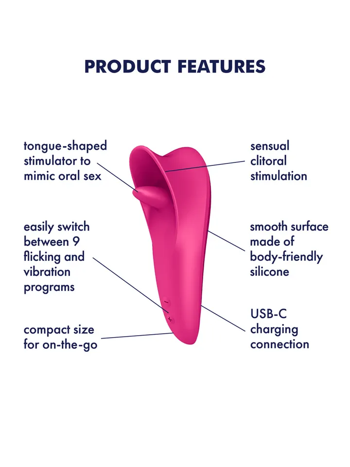 Satisfyer Tongue Master Flicking Clitoral Stimulator - Klitorinis vibratorius 2 [full]