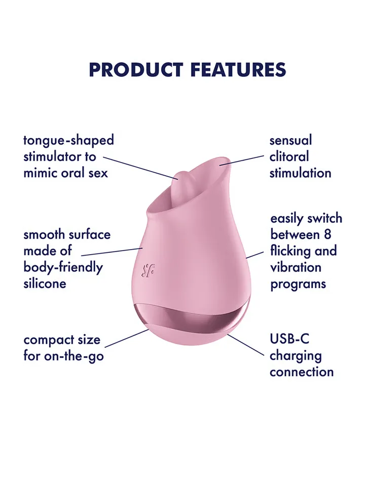 Satisfyer Tongue Player Flicking Clitoral Stimulator - Klitorinis vibratorius 2 [full]