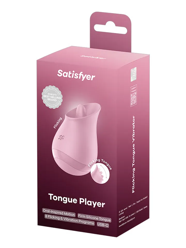 Satisfyer Tongue Player Flicking Clitoral Stimulator - Klitorinis vibratorius 5 [full]