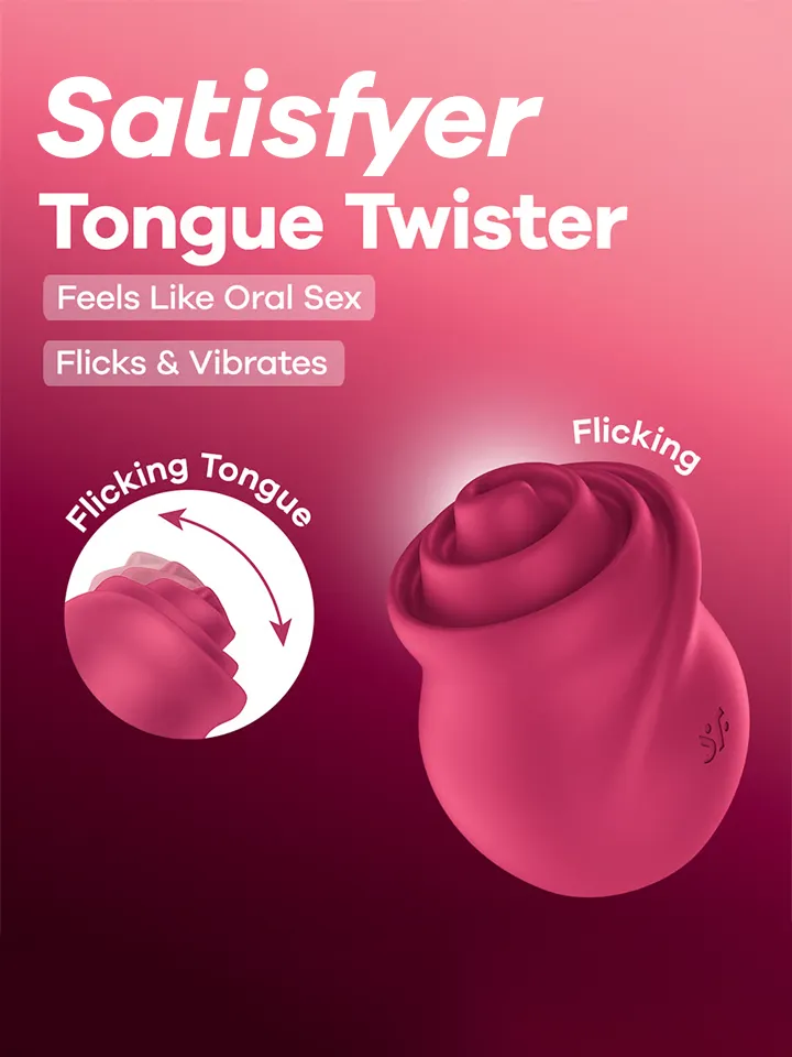 Satisfyer Tongue Twister Flicking Tongue Vibrator - Klitorinis vibratorius 1 [full]