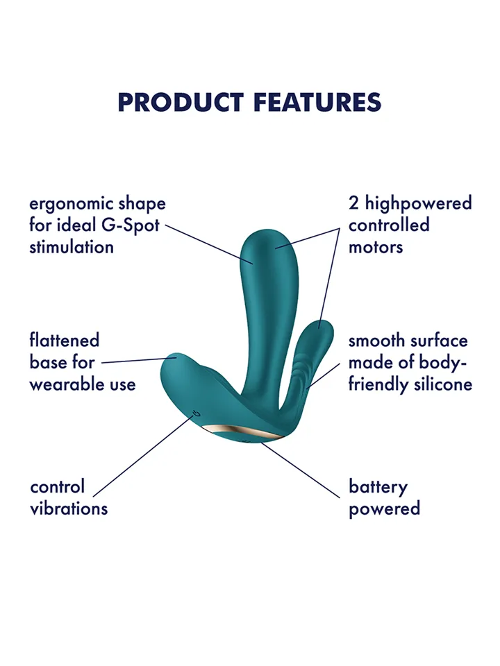 Satisfyer Top Secret+ Battery Powered - G taško vibratorius 2 [full]