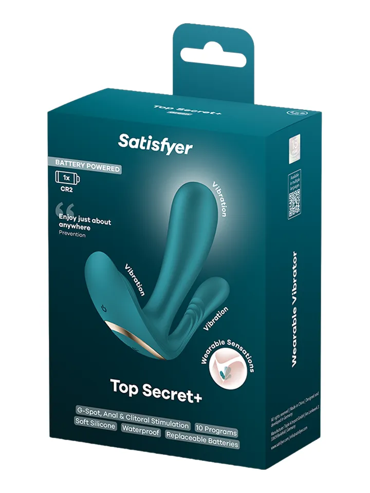 Satisfyer Top Secret+ Battery Powered - G taško vibratorius 5 [full]