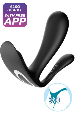 Satisfyer Top Secret+ Black - G taško vibratorius 1