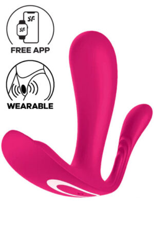 Satisfyer Top Secret+ Connect App Pink - G taško vibratorius 1