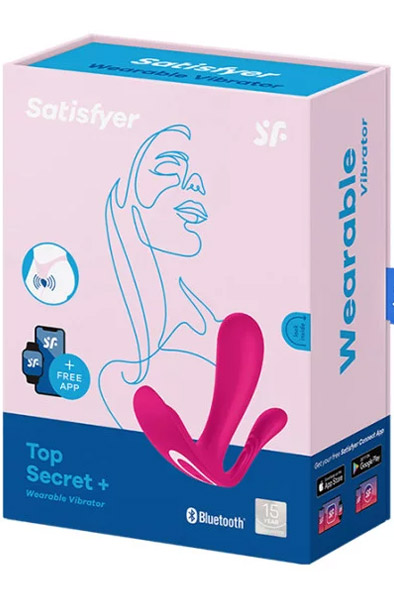 Satisfyer Top Secret+ Connect App Pink - G taško vibratorius 5