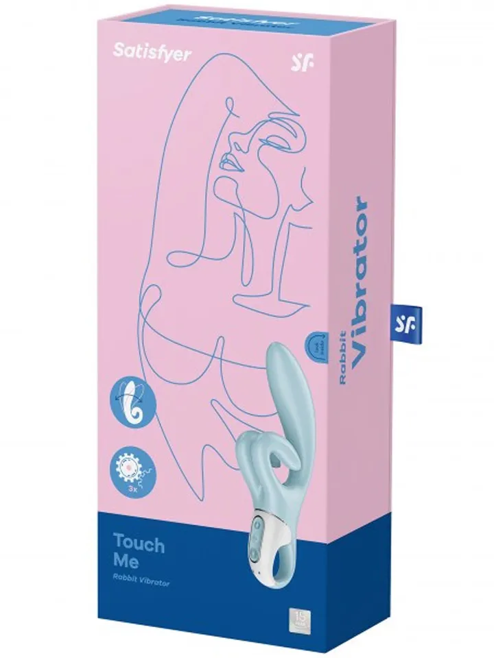 Satisfyer Touch Me Blue - Triušio vibratorius 3