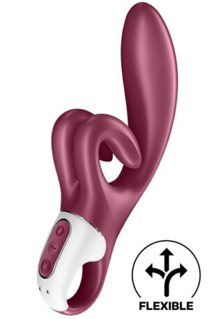 Satisfyer Touch Me Rabbit Vibrator Red - Triušio vibratoriai 1