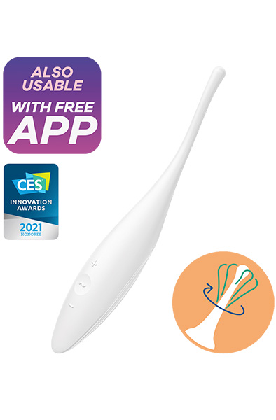 Satisfyer Twirling Joy Pinpoint Vibrations App Control - Vibratoriai 4