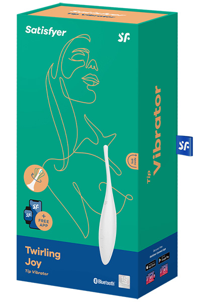 Satisfyer Twirling Joy Pinpoint Vibrations App Control - Vibratoriai 6
