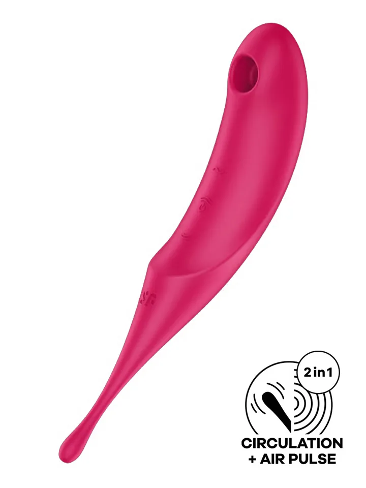Satisfyer Twirling Pro Red - Oro slėgio vibratorius 1 [full]