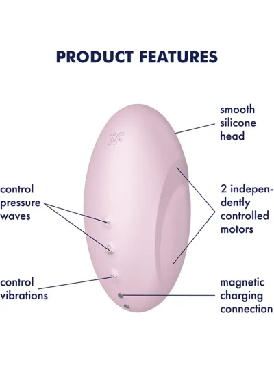 Satisfyer Vulva Lover 3 Pink - Oro slėgio vibratorius 2