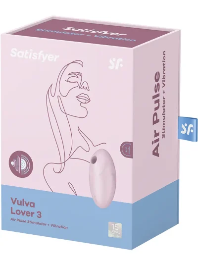 Satisfyer Vulva Lover 3 Pink - Oro slėgio vibratorius 6