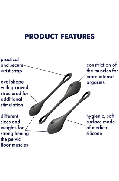 Satisfyer Yoni Power 2 Black - Kegelio rutuliai 2