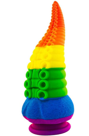 Sealik Tentacle Dildo Rainbow 22 cm - Monster dildo 1