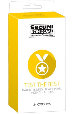 Secura Test The Best 24-pack - Sumaišykite pakuotės prezervatyvus 1